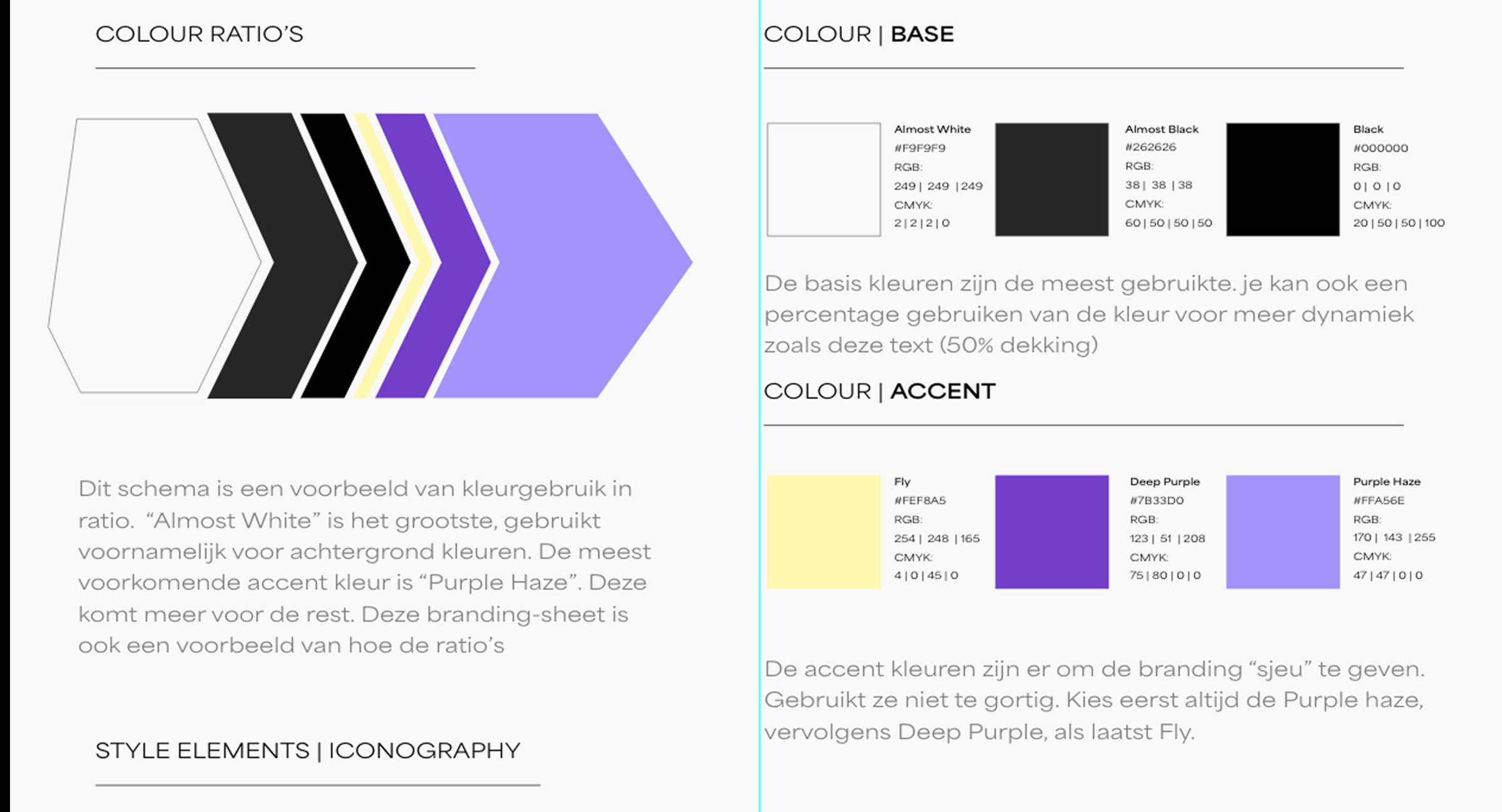 Colour ratios and system